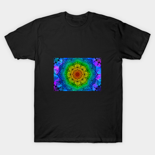 Dark Rainbow Mandala by MayGreenAbgrall